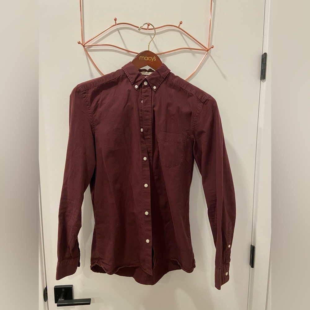 H&M Maroon Dress Shirt